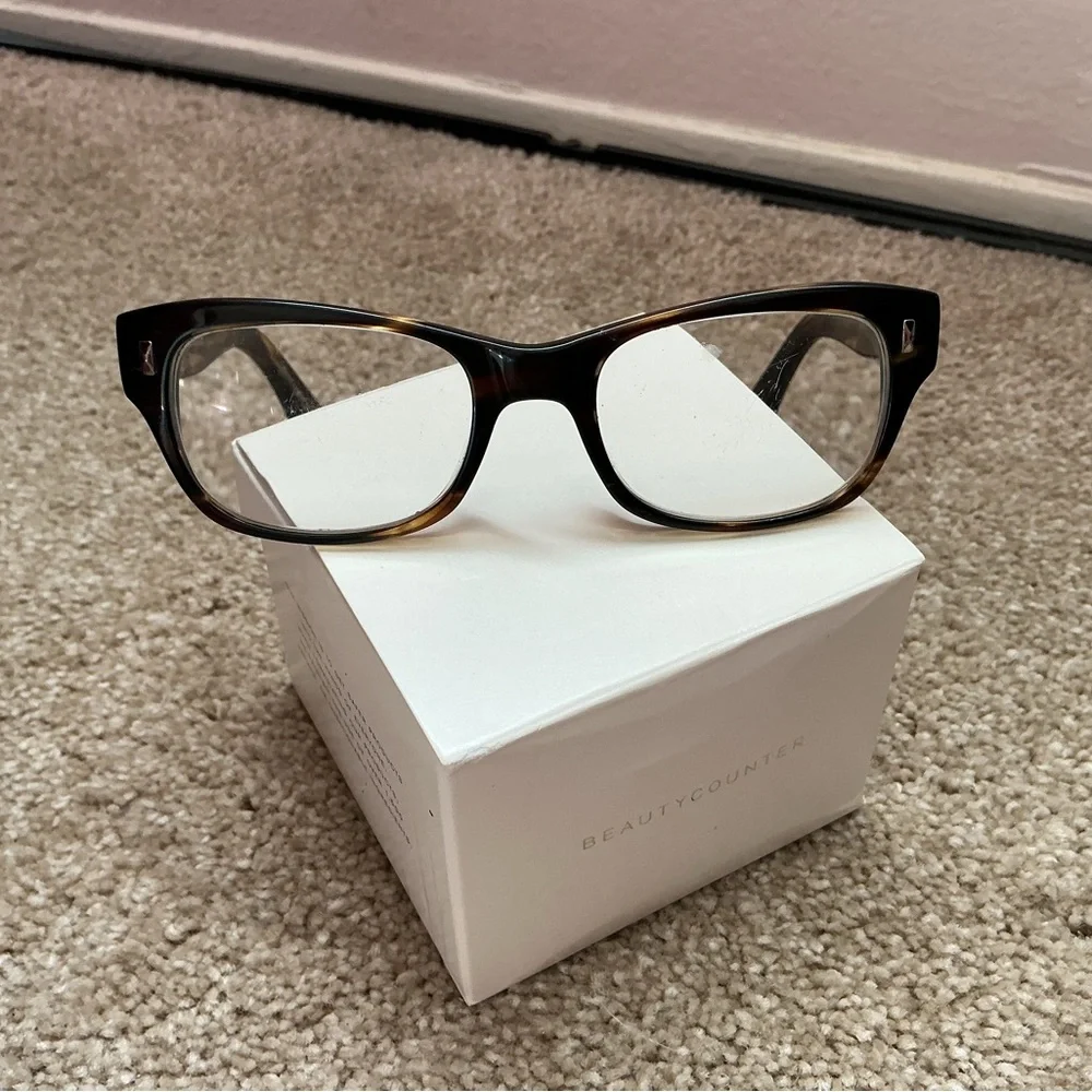 Oliver Peoples Tortoiseshell Rectangular Frames - Dark Brown & Honey WACKS